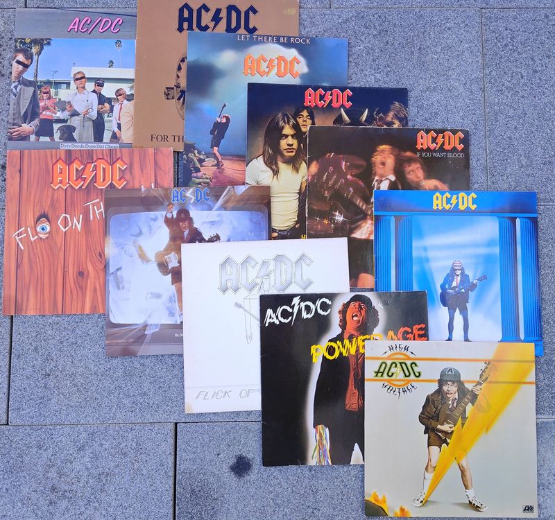 AC/DC LP Konvolut – 11 Originalpressungen(!) (Gebraucht) in Mauren für ...