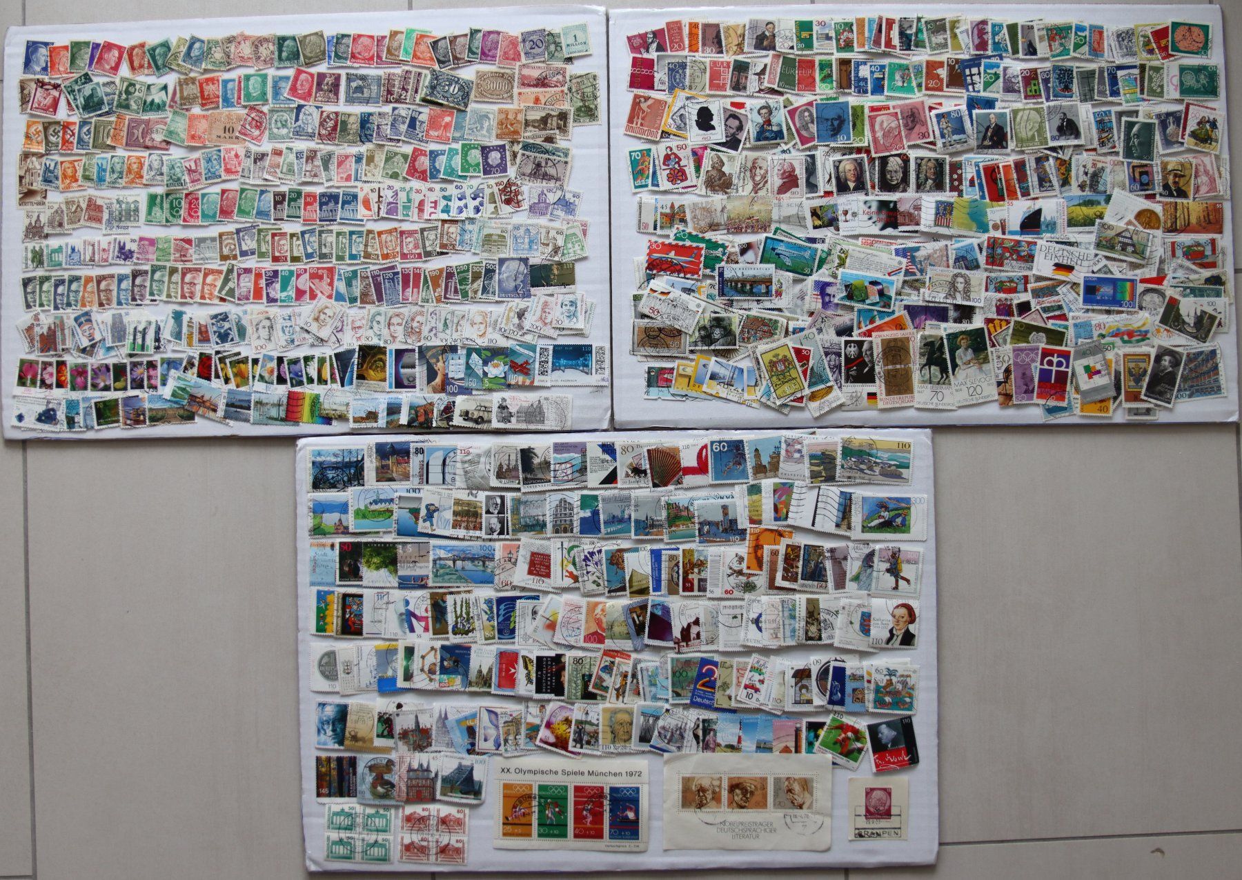 Alle Briefmarken: Briefmarken Deutschland – Gebraucht aus Oberentfelden von lakipul