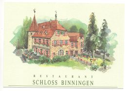BINNINGEN Restaurant Schloss - Gusti et Siliva Beerli