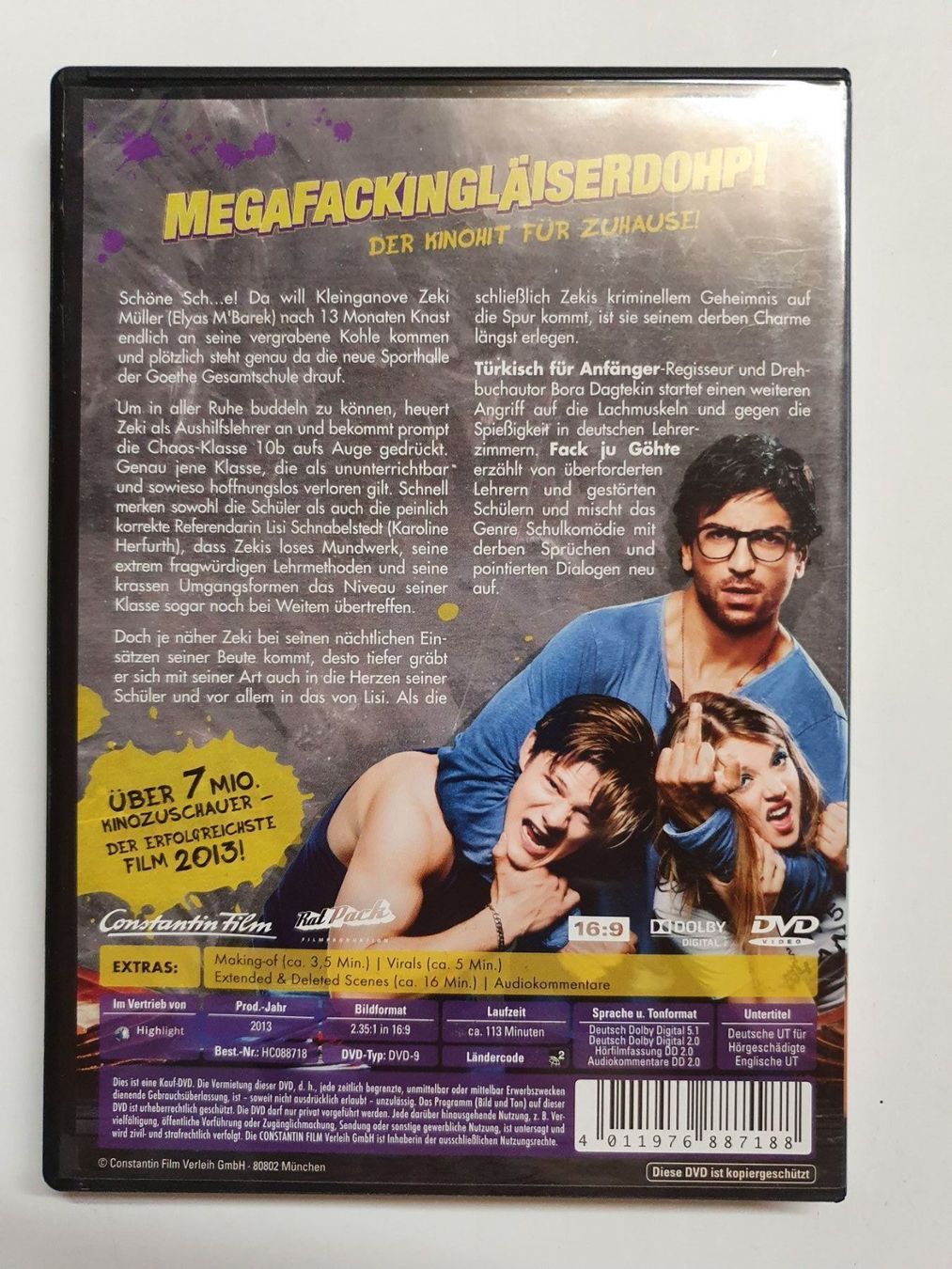 Alle DVDs: Fack ju Göhte DVD elias embarek – Gebraucht aus Oberdorf BL von BaldenEagle 1