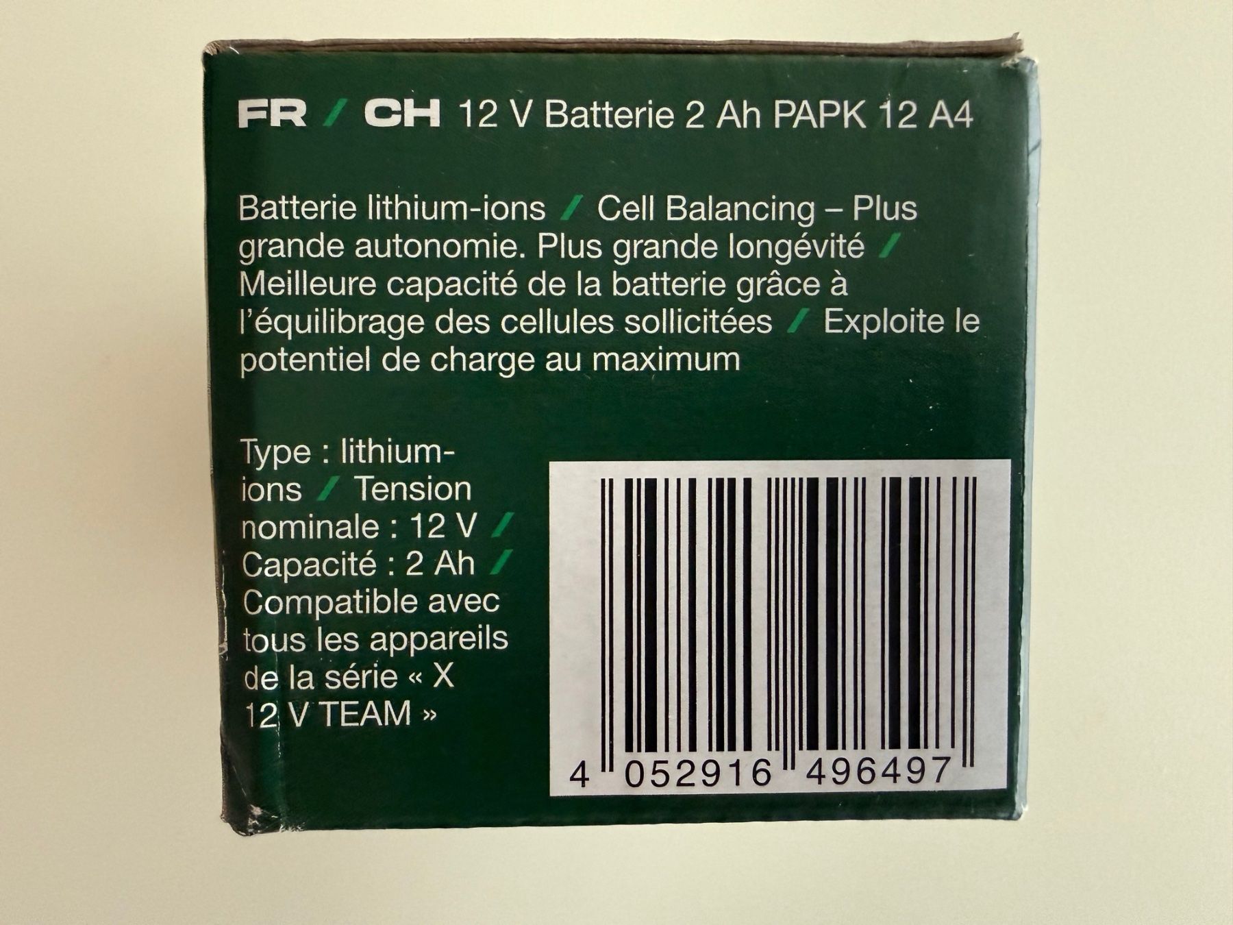 Parkside Akkus & Batterien: Parkside Akku 12V/2Ah, PAPK 12 A4 – Neu und originalverpackt aus St-Gingolph von GoldenKeys 3