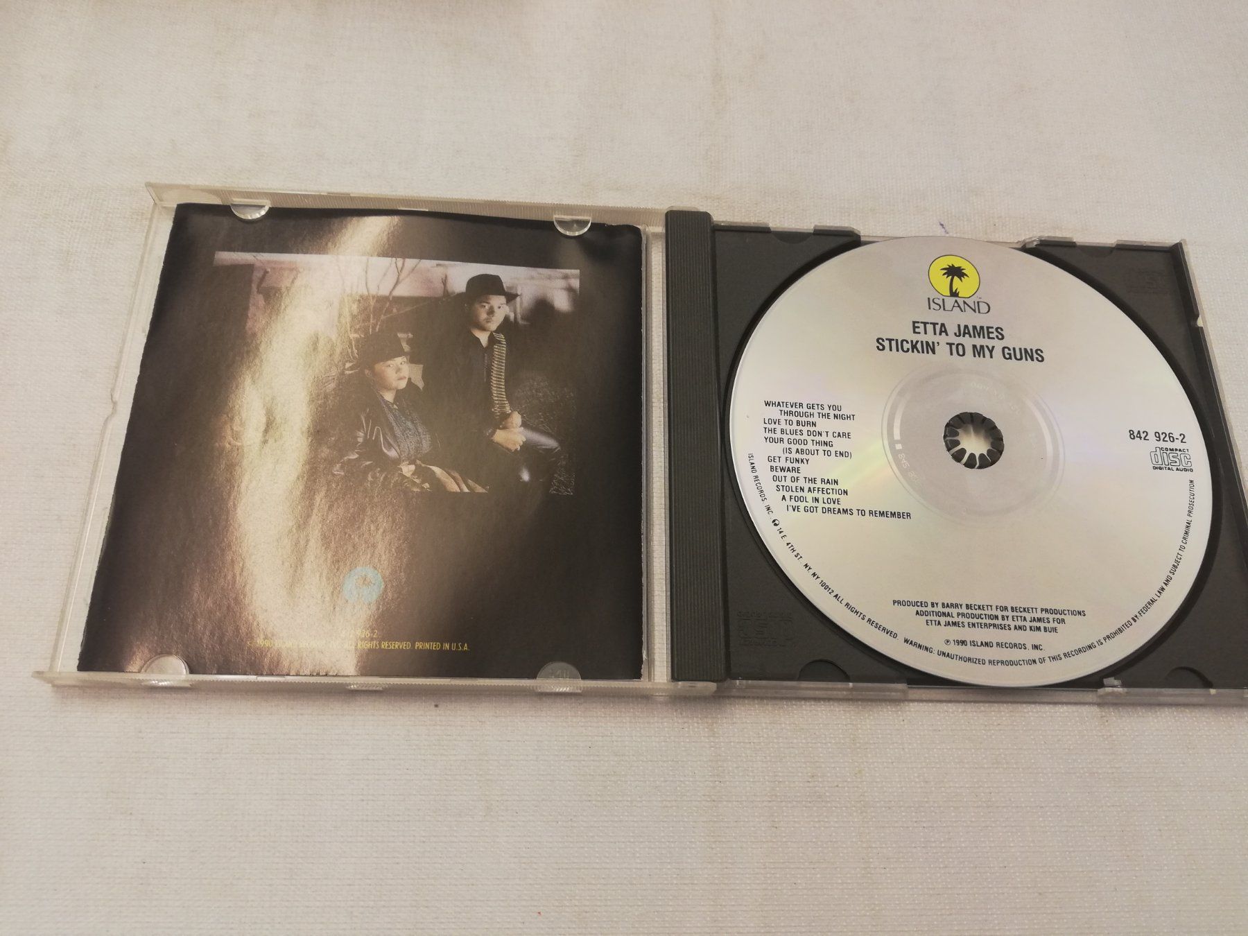 CD: ETTA JAMES - STICKIN' TO MY GUNS – Usato da Bern venduto da Vinylsound.ch 2