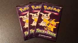 3x *Pokémon Trick or Trade* Booster OVP Halloween 2023