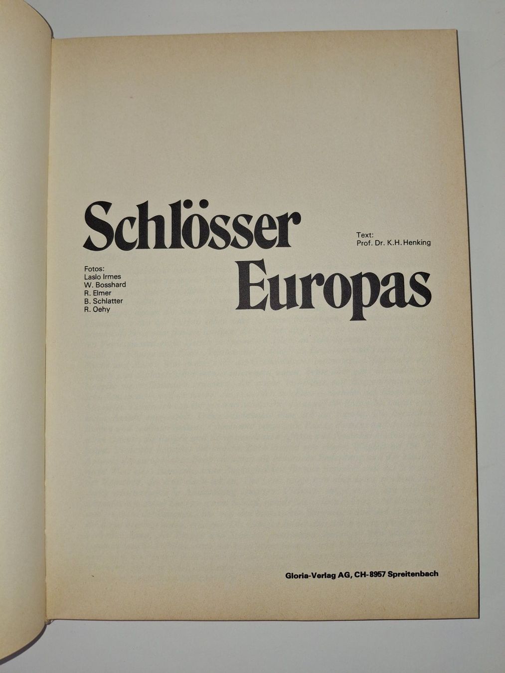 Libri: Schlösser Europas – Usato da Reichenburg venduto da AK307 2