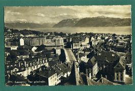 Lausanne, vue générale, ungelaufen,  ca, 1935