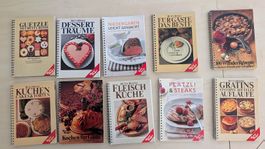 Betty Bossi Kochbücher Set 10 Stk guter Zustand