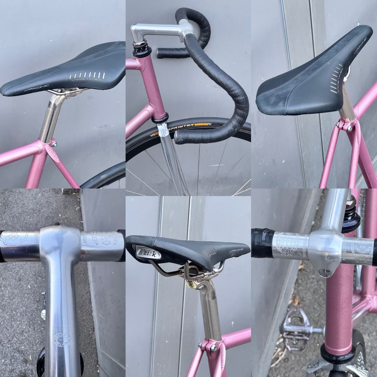 Cinelli Velos: Ferrapoli track bike, fixed gear— Miche, Cinelli, Campagnolo – Gebraucht aus Lausanne von AlexSPW 6