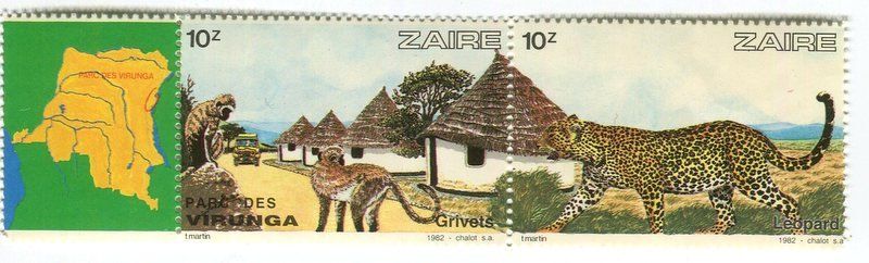 Tutti i francobolli: Briefmarken "Leopard". Zaire. – Nuovo e nell'imballaggio originale da Basel venduto da Butsch5