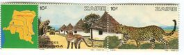 Briefmarken "Leopard". Zaire.