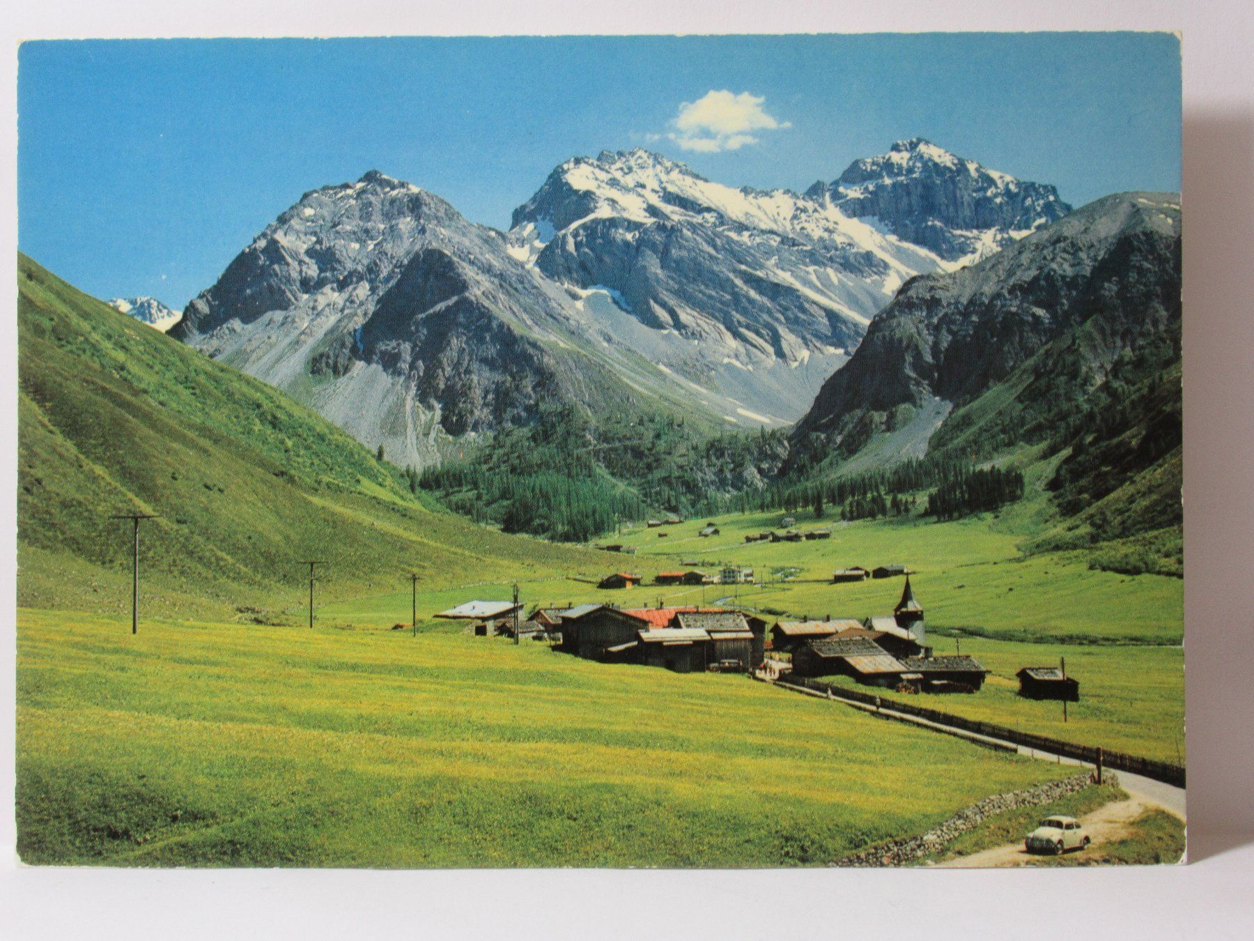 Cartoline postali: Davos , Sertig Dörfli 1977 – Usato da Grenchen venduto da Bluemchen1900 1