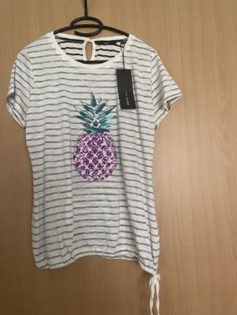 Neues Zero T Shirt Gr 40 mit Ananas print