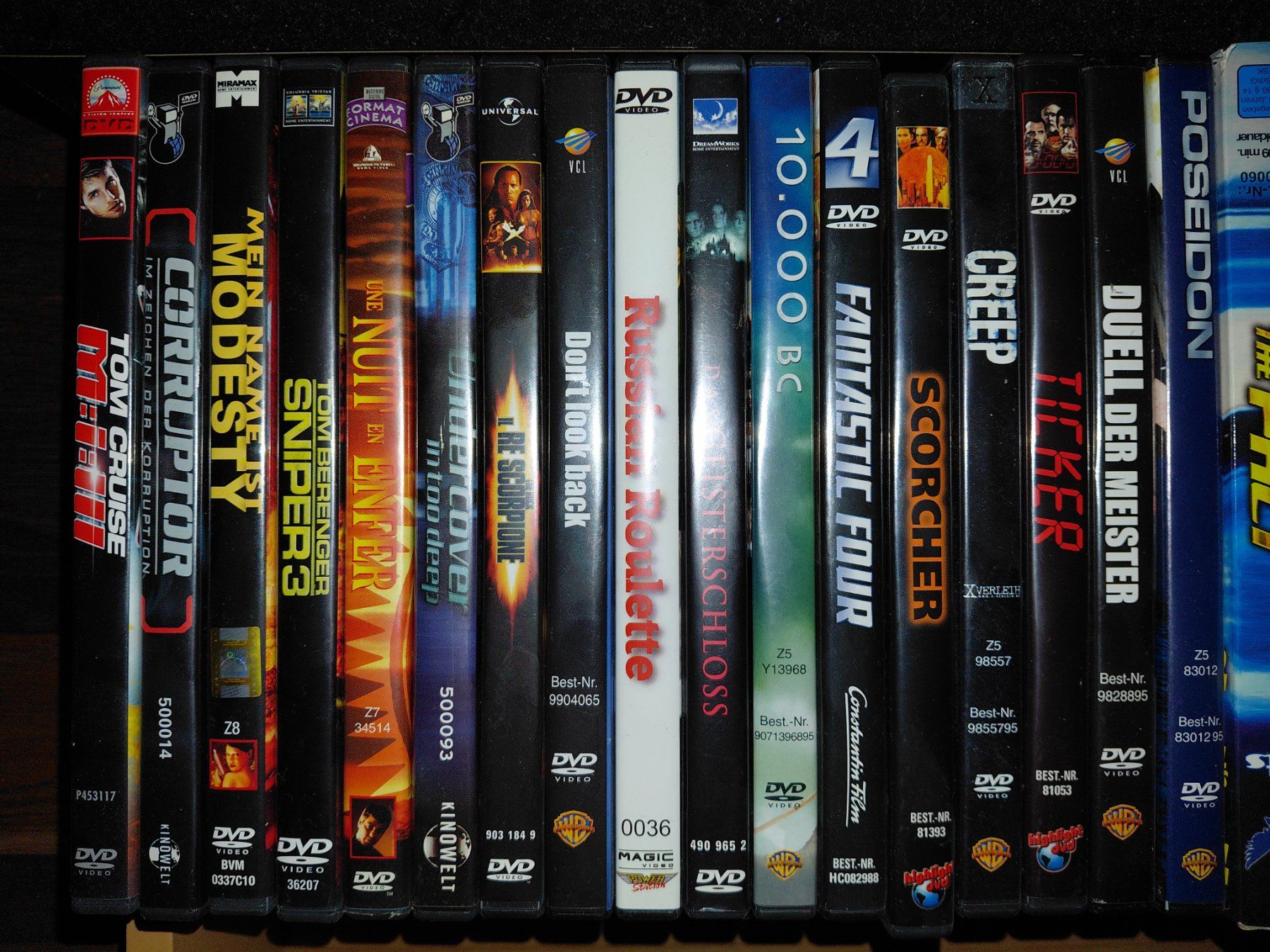 Tutti i DVDs: 46 diverse DVD Filme – Usato da Illnau venduto da myoneclaude 3