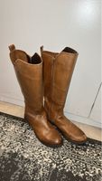 Braune Bugatti Lederstiefel, Grösse 40, Top für Herbst!