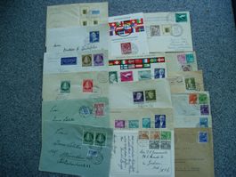 Deutsche Post Berlin 17 gute Briefe und Auststellungskarten