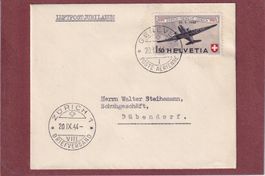Luftpost Jubilaeum 1944 - Genève - Zürich 1944