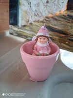Kerze Weihnachten mit Glas