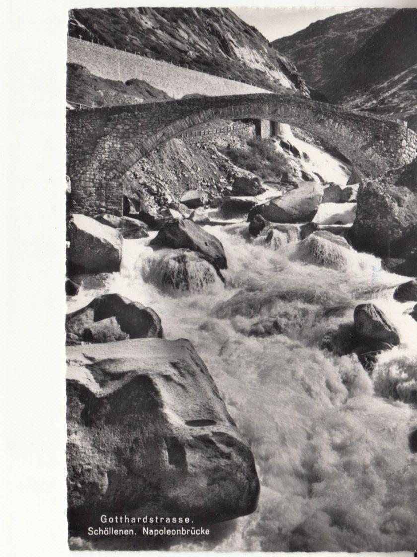 Ansichtskarten: Schöllenen ca. 1950 – Gebraucht aus Bürglen TG von StampGraf