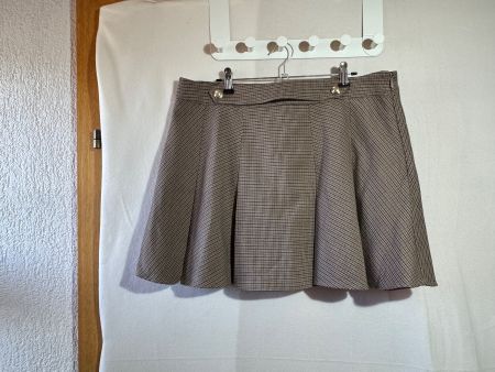 Weiter Rock mit Hahnentrittmuster von H&M Gr. M