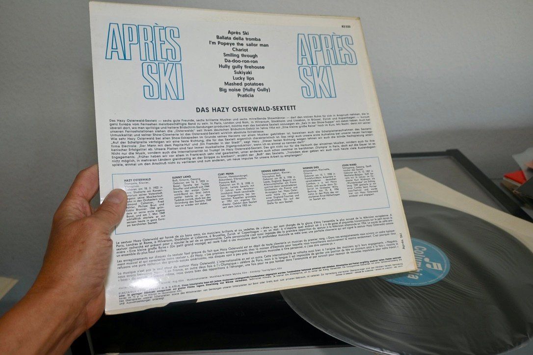 Dischi in vinile: HAZY OSTERWALD SEXTETT - APRÈS SKI – Usato da Pfaffhausen venduto da mono_rec 1