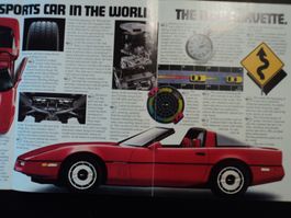 Prospekt Chevrolet Corvette C4 ca. 1984