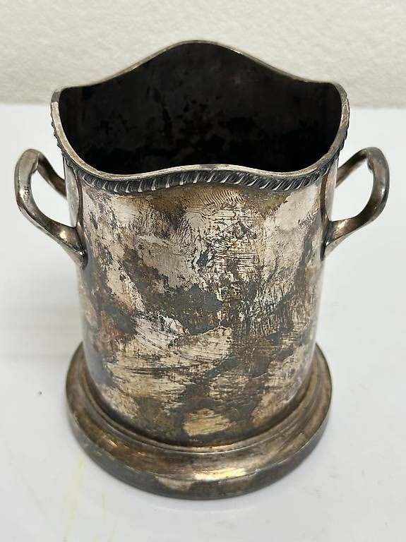Sonstiges: Antik Walker & Hall Sheffield Flaschenkühler ca. 1890 – Gebraucht aus Obernau von Arche_Noah_Brocki