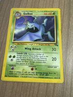 Pokemon Karte Golbat Fossil 34/62 Holo gebrauchter Zustand