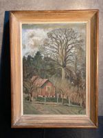 Peinture nature Gemälde signé signiert 1945