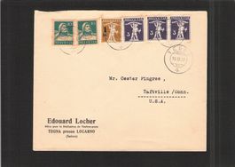Edouard Locher Tegna-Locarno-Taftville USA , 11.Xll.1931