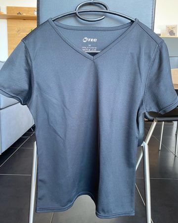 T-shirt de sport noir Ktec