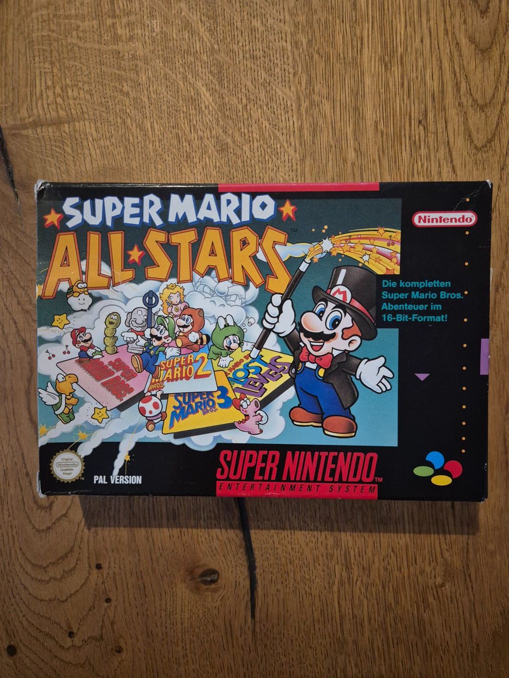 Nintendo Spiele: Super Mario All-Stars OVP SNES – Gebraucht aus Pratteln von RETRO1989
