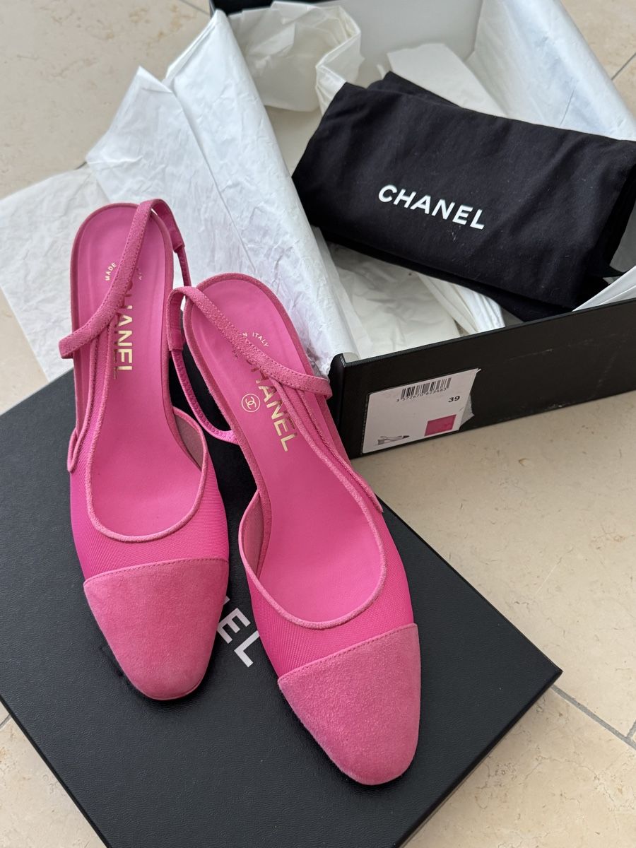 Chanel Scarpe da donna: Chanel Slingback Gr 39 pink Full Set  – Usato da Wädenswil venduto da Isa_belle28 4