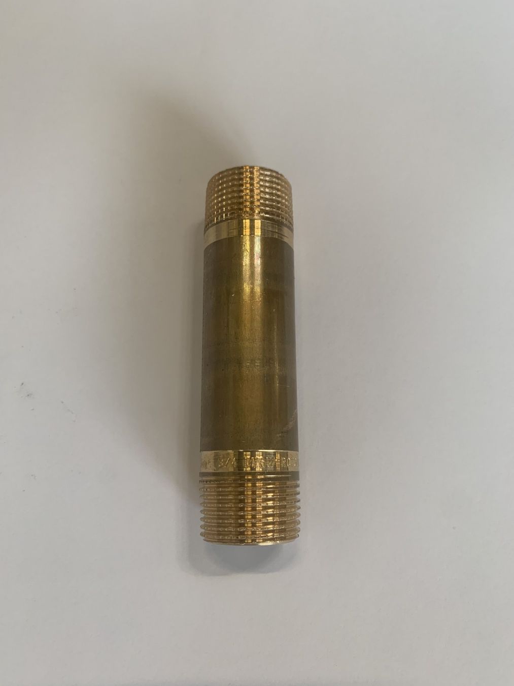 Armaturen: Rohrnippel 3/4" x 100mm, Messing von R. Nussbaum – Neu (gemäss Beschreibung) aus Bilten von ELYSATOR