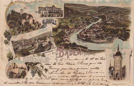 AK Litho Baden 1897