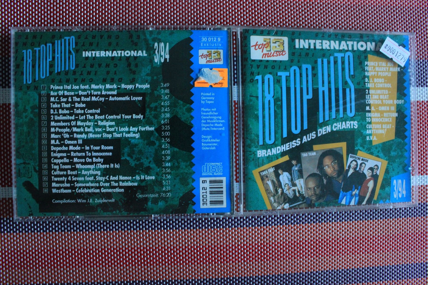 CD: International 18 Top Hits  CD – Usato da Geroldswil venduto da CD-Verkauf-2022