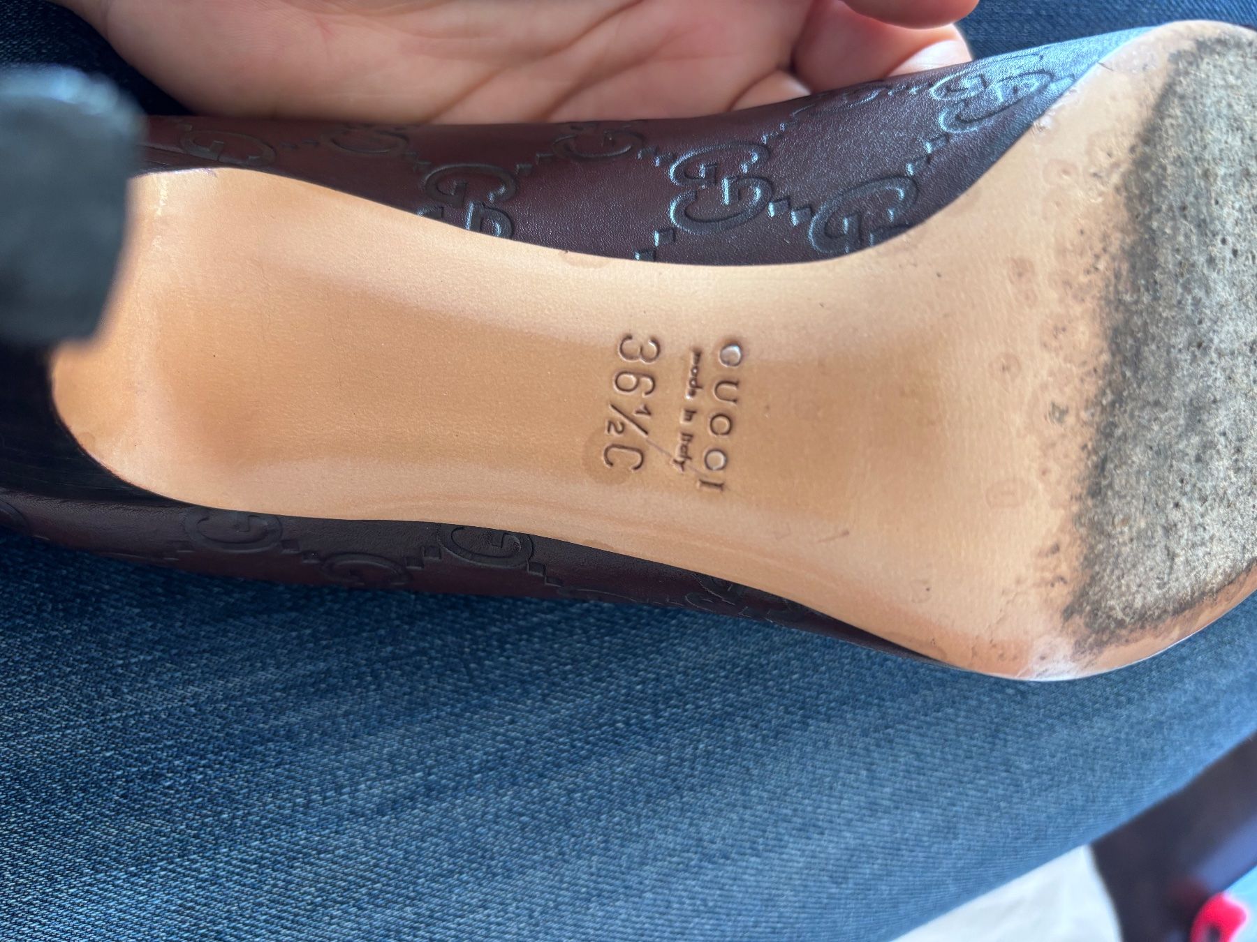 Gucci Scarpe da donna: GUCCI DÉCOLLETÉ DARK BROWN size 36.5 – Usato da Chiasso venduto da Aupa74 5