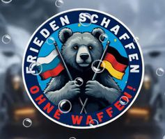 Auto Sticker Aufkleber - Frieden schaffen ohne Waffen