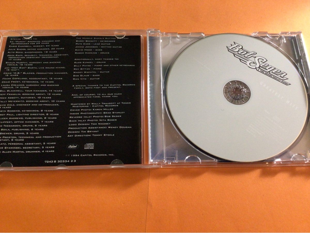 CDs: Bob Seger - Greatest Hits - CD 👍🎸🎶1994 – Gebraucht aus Steinach von  1