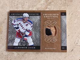 Jaromir Jagr Upper Deck Artifacts treasured swatches 30/50