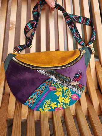 Tasche neu, handmade bauchtasche, , Handarbeit Vintage Style