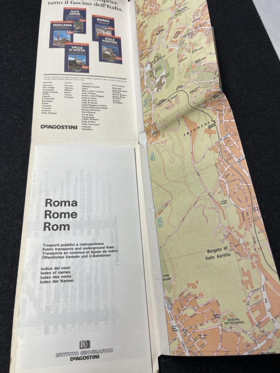 Cartine & Atlanti: ROM - ROMA - STADTPLAN - 1985 - PIANTE DE CITTA – Nuovo (secondo la descrizione) da Oberwil b. Zug venduto da DeineWunderkammer 5