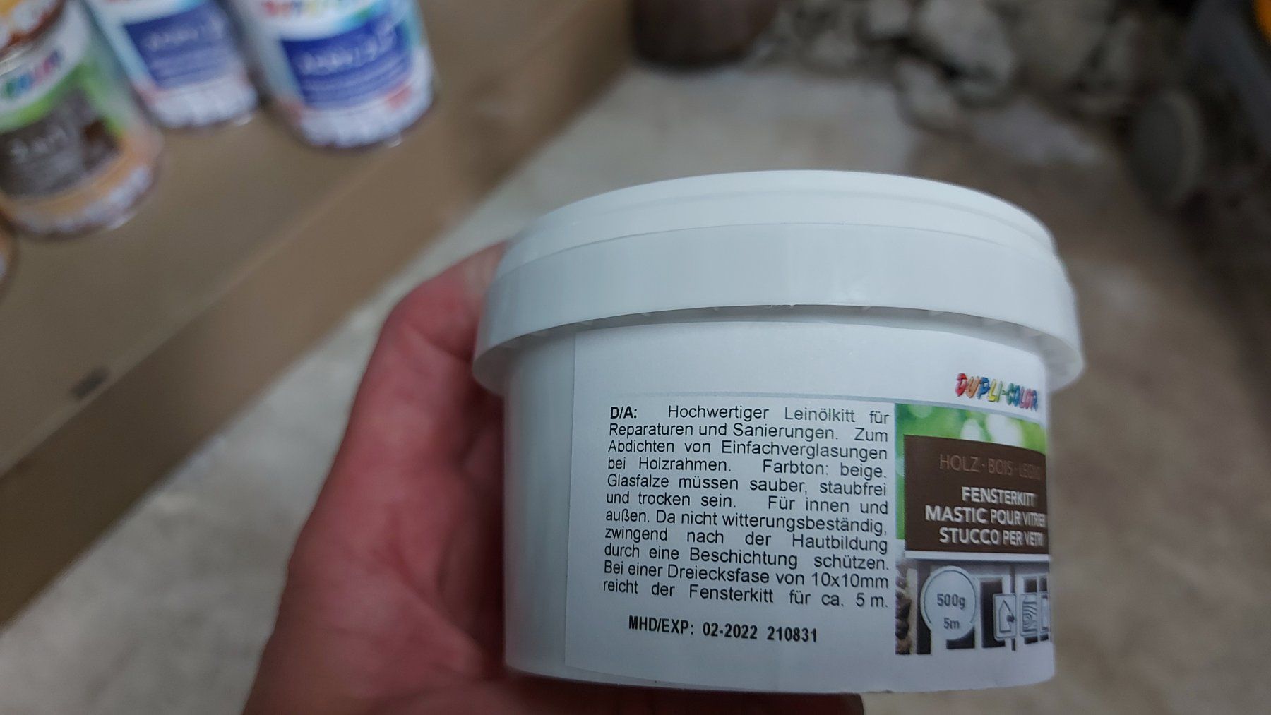 Fenster: DUPLI-COLOR Fensterkitt 500g – Neu (gemäss Beschreibung) aus Schönengrund von VwRacer01 1
