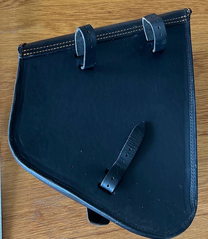 Chopper: neue Harley Softail Leder Street bag – Gebraucht aus Meilen von Inie 2