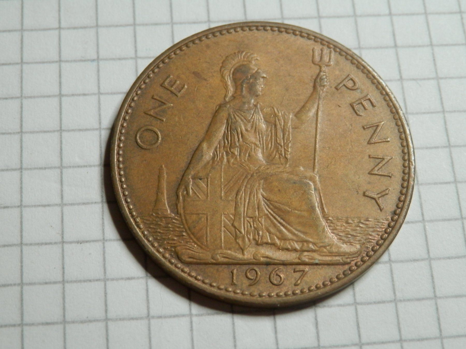 Tutti le monete: Großbritannien 1 Penny, 1967 – Usato da Weiach venduto da weiach81