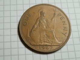 Großbritannien 1 Penny, 1967