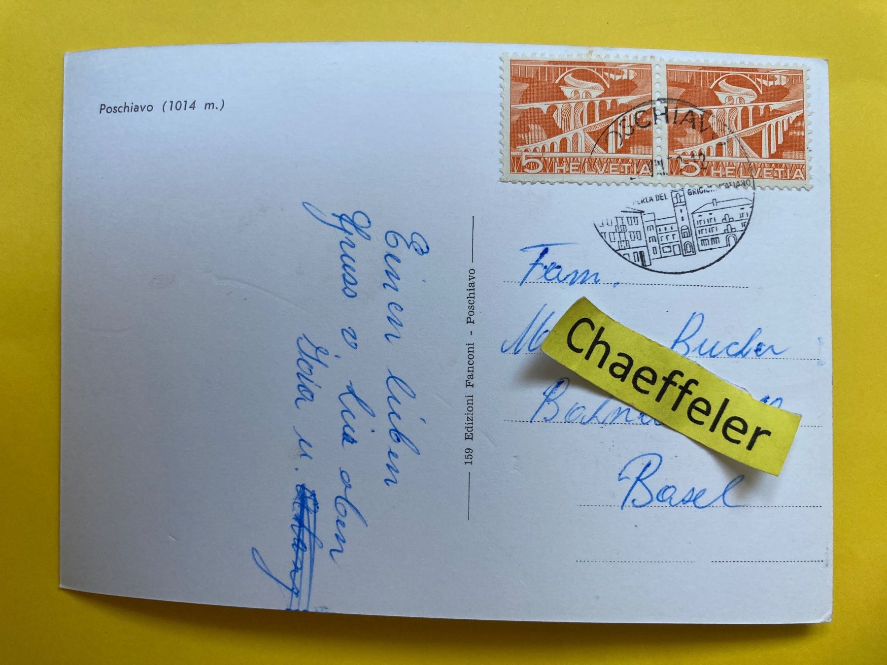 Cartes postales: Poschiavo – D'occasion à Zürich par Chaeffeler 1