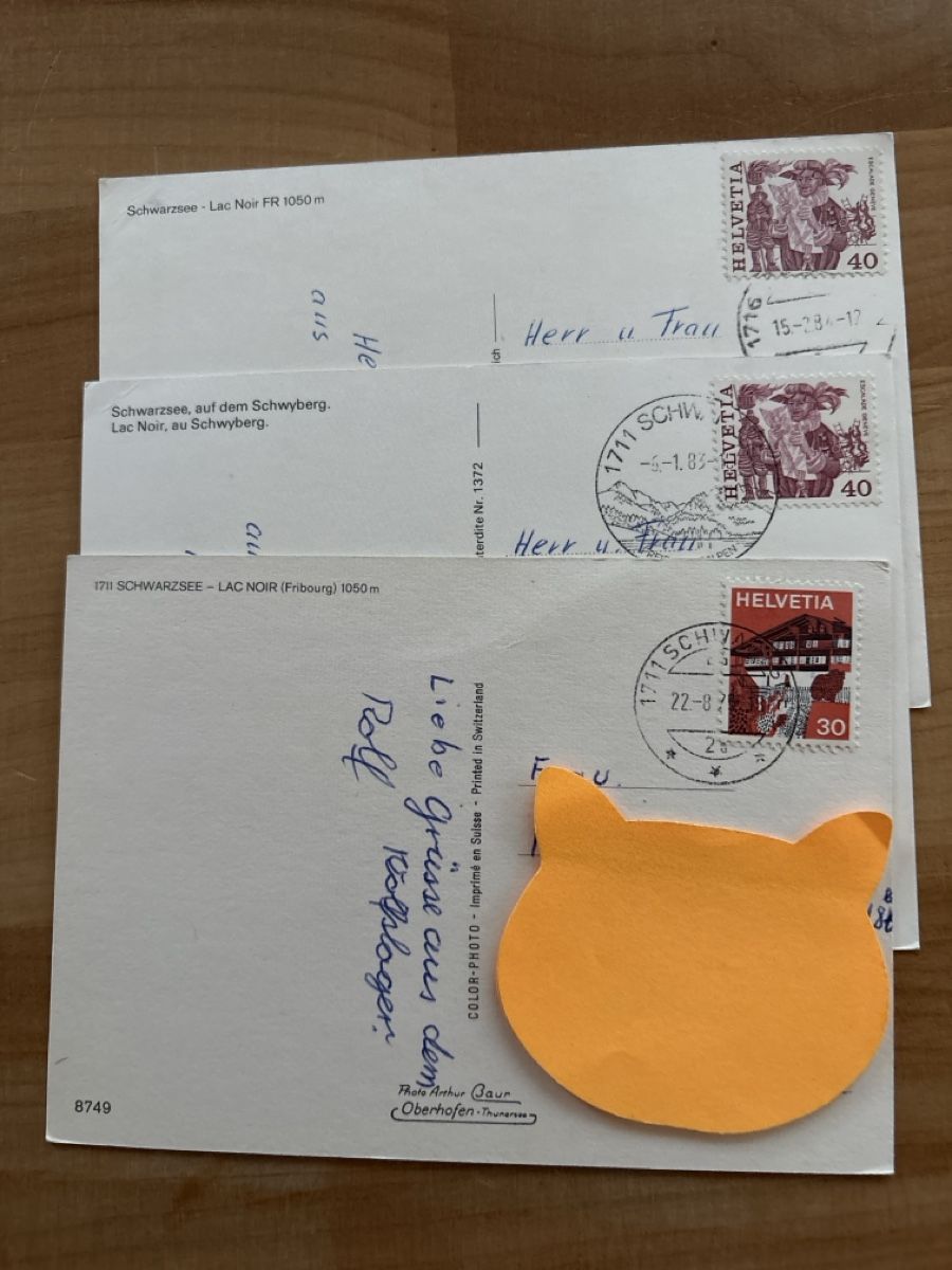 Cartoline postali: AK von Schwarzsee – Usato da Rümlang venduto da Kartenpost1 1