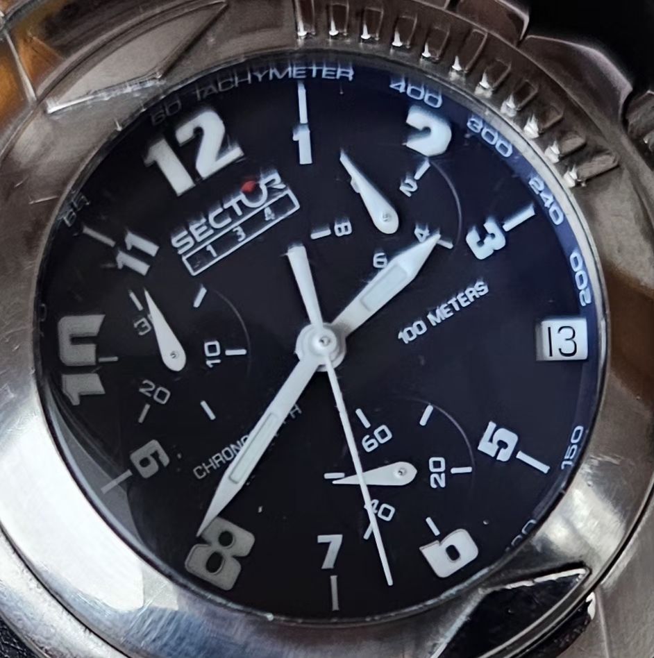 Sector Orologi: SECTOR Chronograph Saphirglas Herrenuhr 48mm – Usato da Speicher venduto da Lemore 2