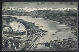 Zürich, Umland vom Zürich-See mit St
