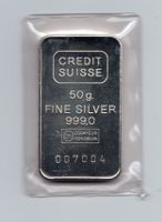 (670) 50 g Silberbarren, Credit Suisse