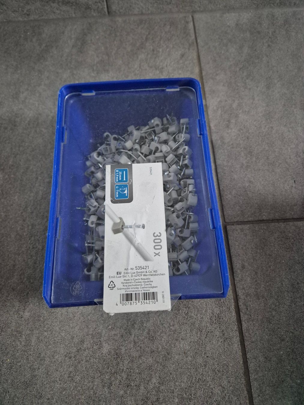 Altro Materiale elettrico: Expressschellen grau Durchmesser 4-7mm/ 300 Stück – Nuovo (secondo la descrizione) da Abtwil SG venduto da Delfine5 3